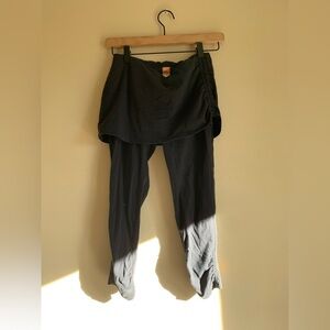 Lucy Power Skirt Leggings Black Activewear Pants Bottoms Women Size XS Casual